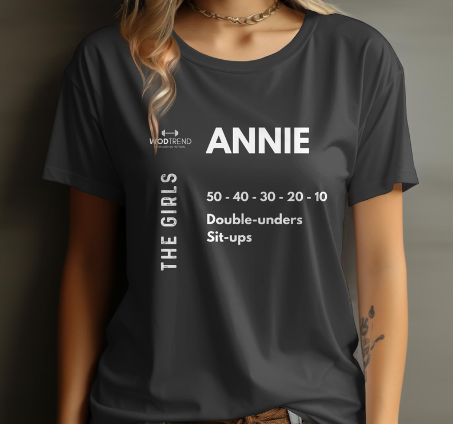 CrossFit „Annie“ Workout Unisex T-Shirt - Die Girls-Serie