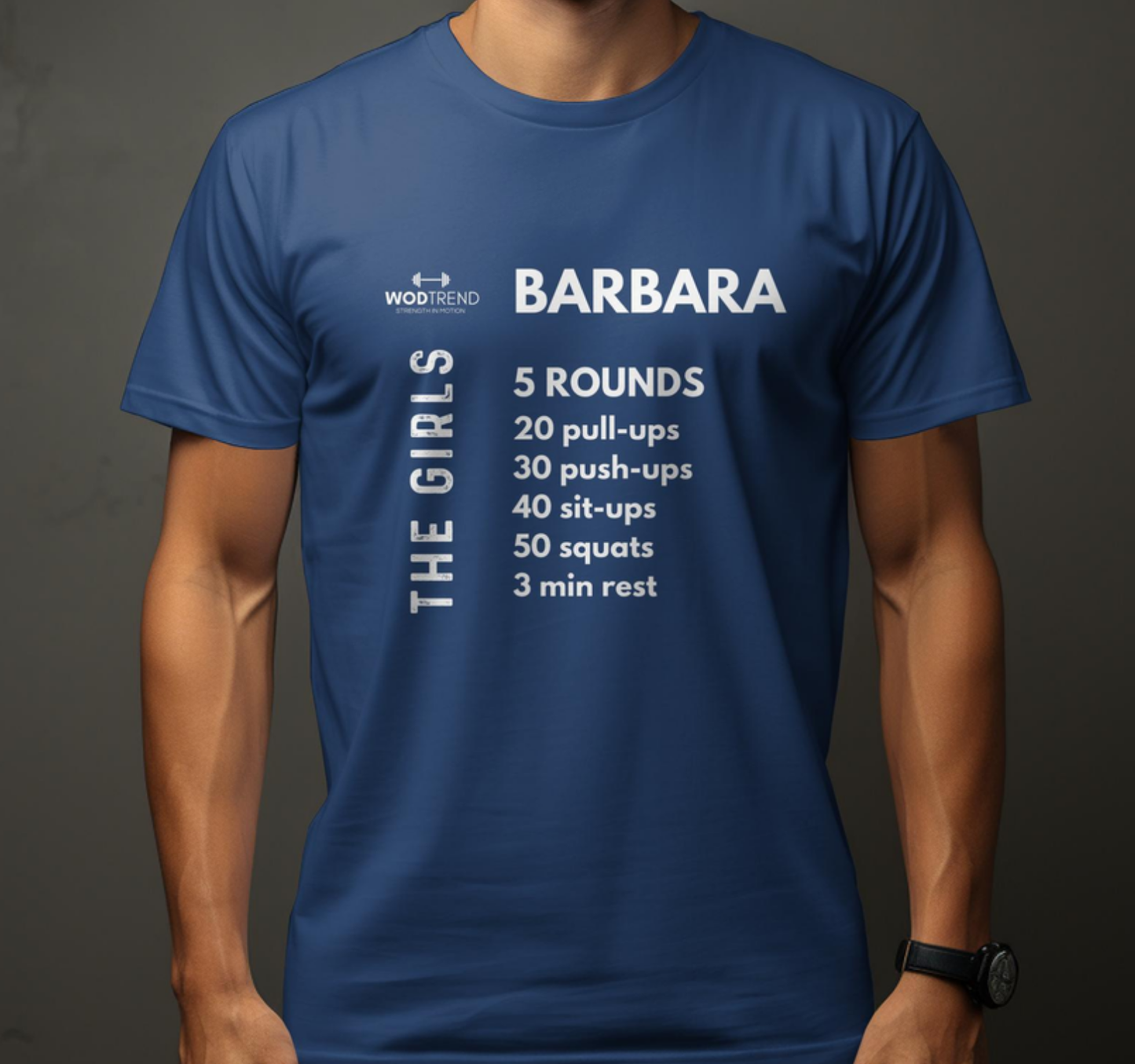Camiseta Unisex CrossFit 'Barbara' Workout - The Girls Series