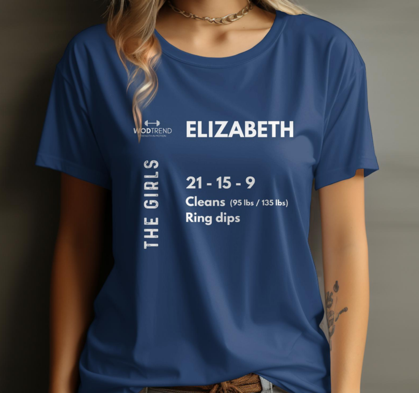 Camiseta Unisex CrossFit 'Elizabeth' Workout - The Girls Series