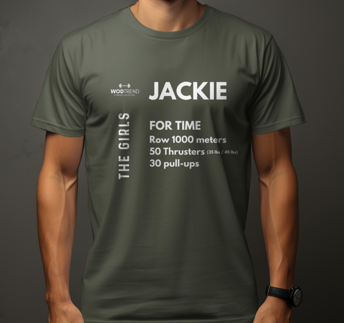 Camiseta Unisex CrossFit 'Jackie' Workout - The Girls Series