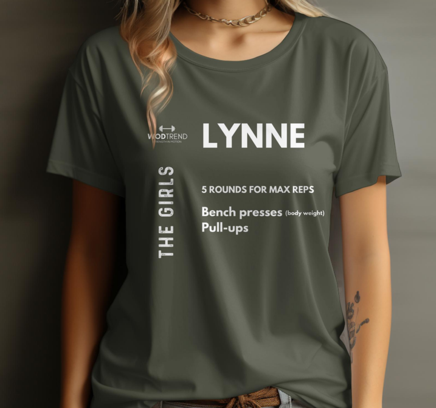 Camiseta Unisex CrossFit 'Lynne' Workout - The Girls Series