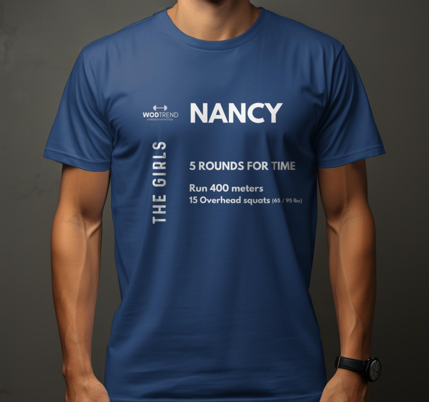 T-shirt unisexe d'entraînement CrossFit « Nancy » - Série pour filles
