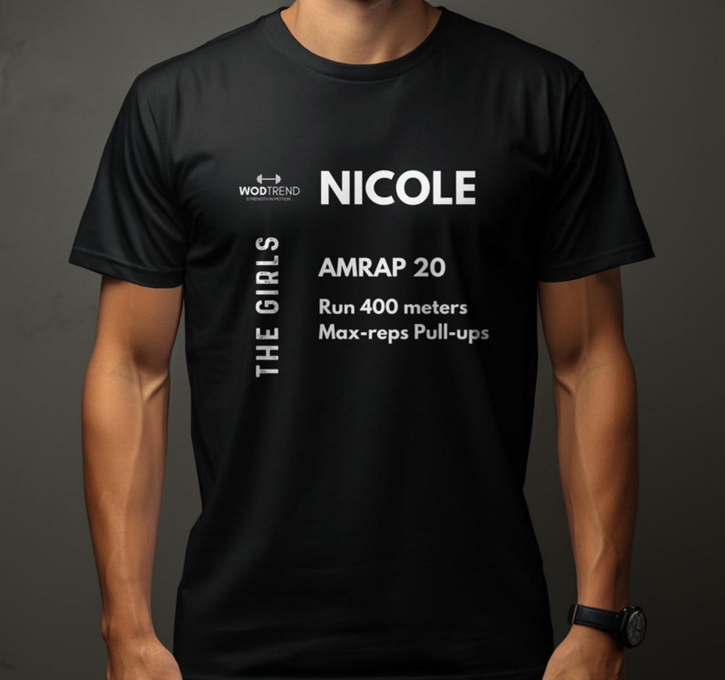 T-shirt d'entraînement unisexe CrossFit « Nicole » - Série pour filles