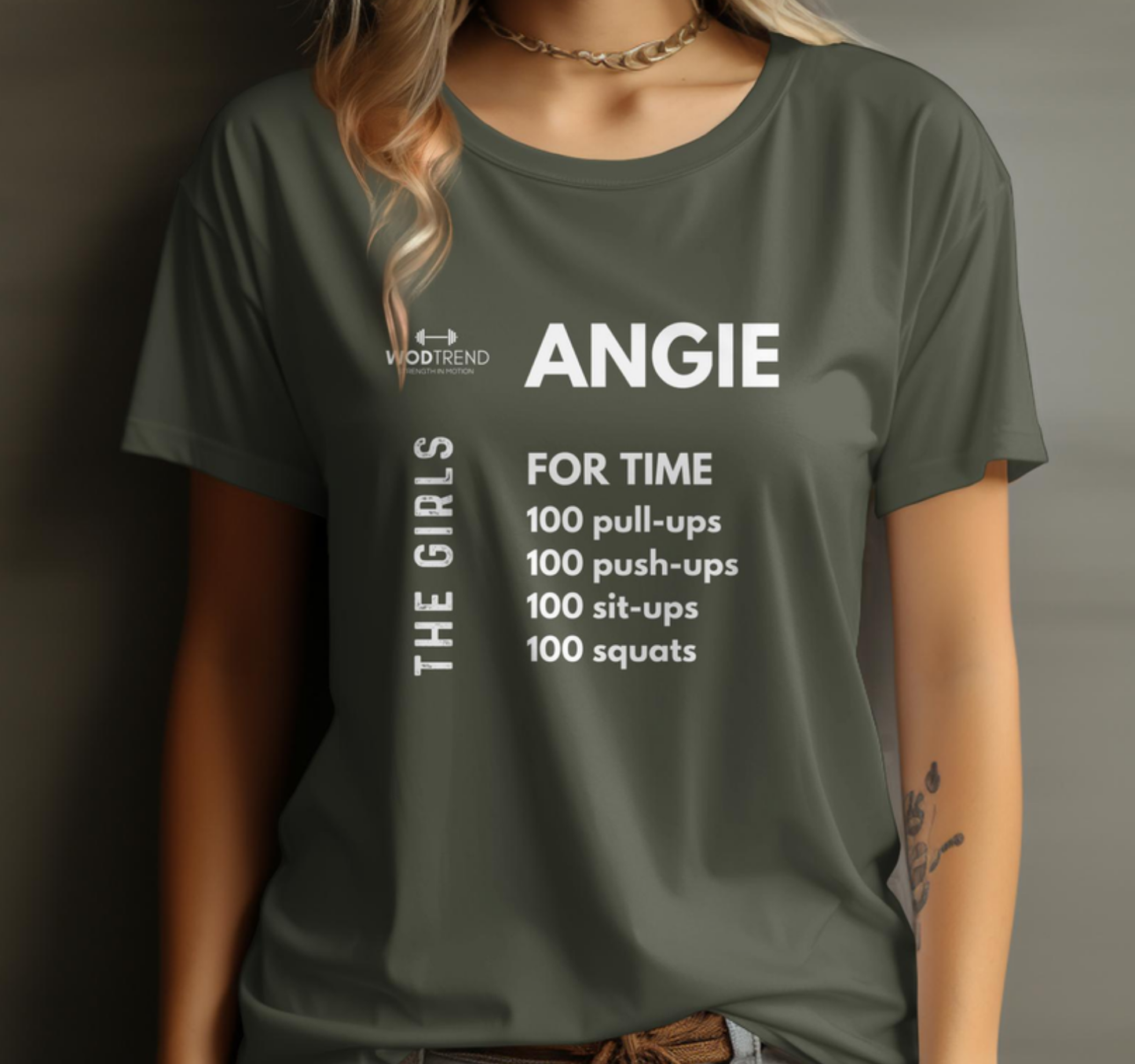 CrossFit "Angie" Workout Unisex Tee - The Girls Series