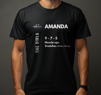 T-shirt d'entraînement unisexe CrossFit « Amanda » - Série pour filles