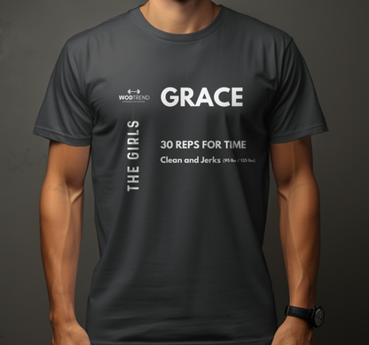 T-shirt unisexe d'entraînement CrossFit « Grace » - Série pour filles