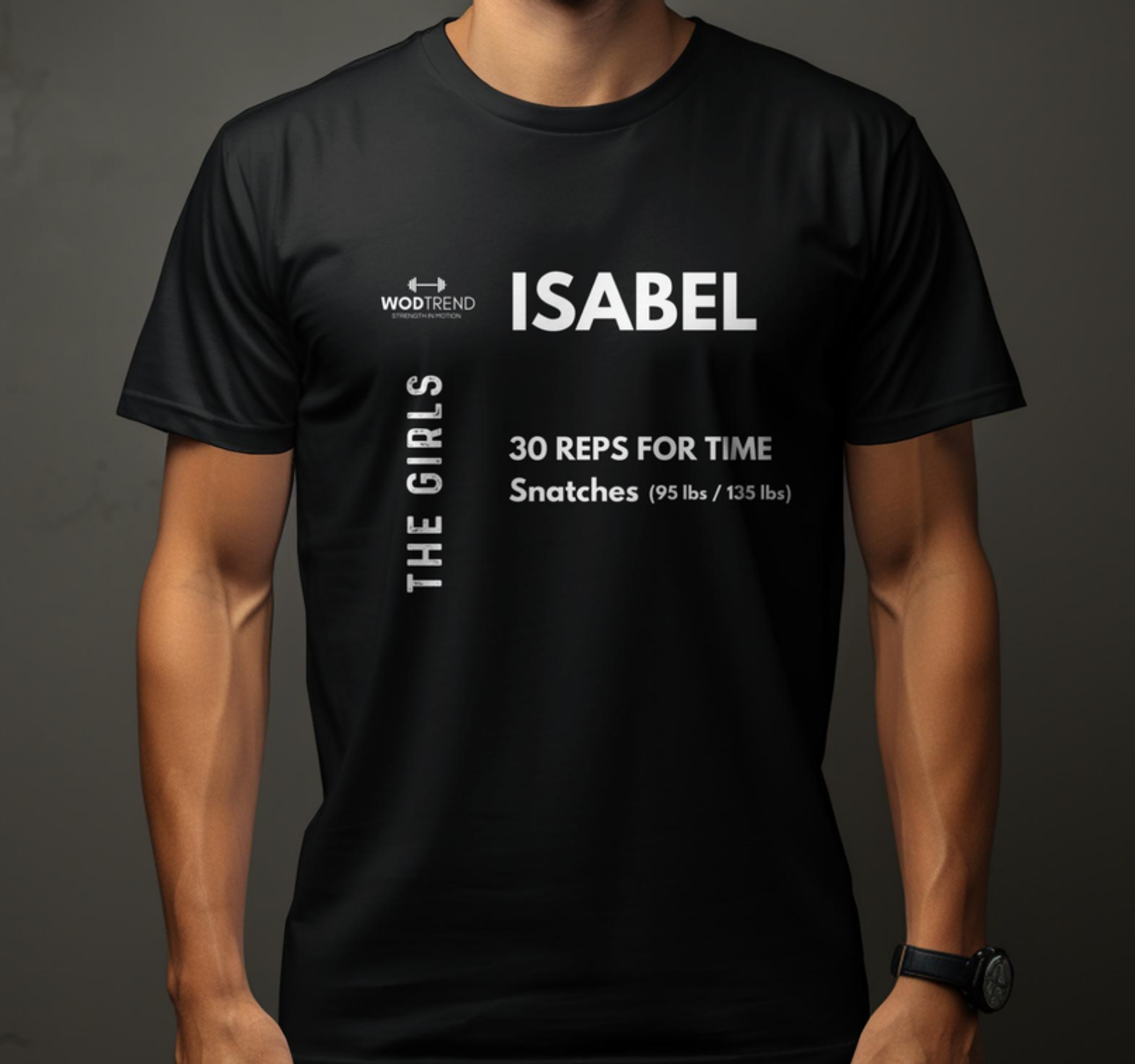 Camiseta Unisex CrossFit 'Isabel' Workout - The Girls Series