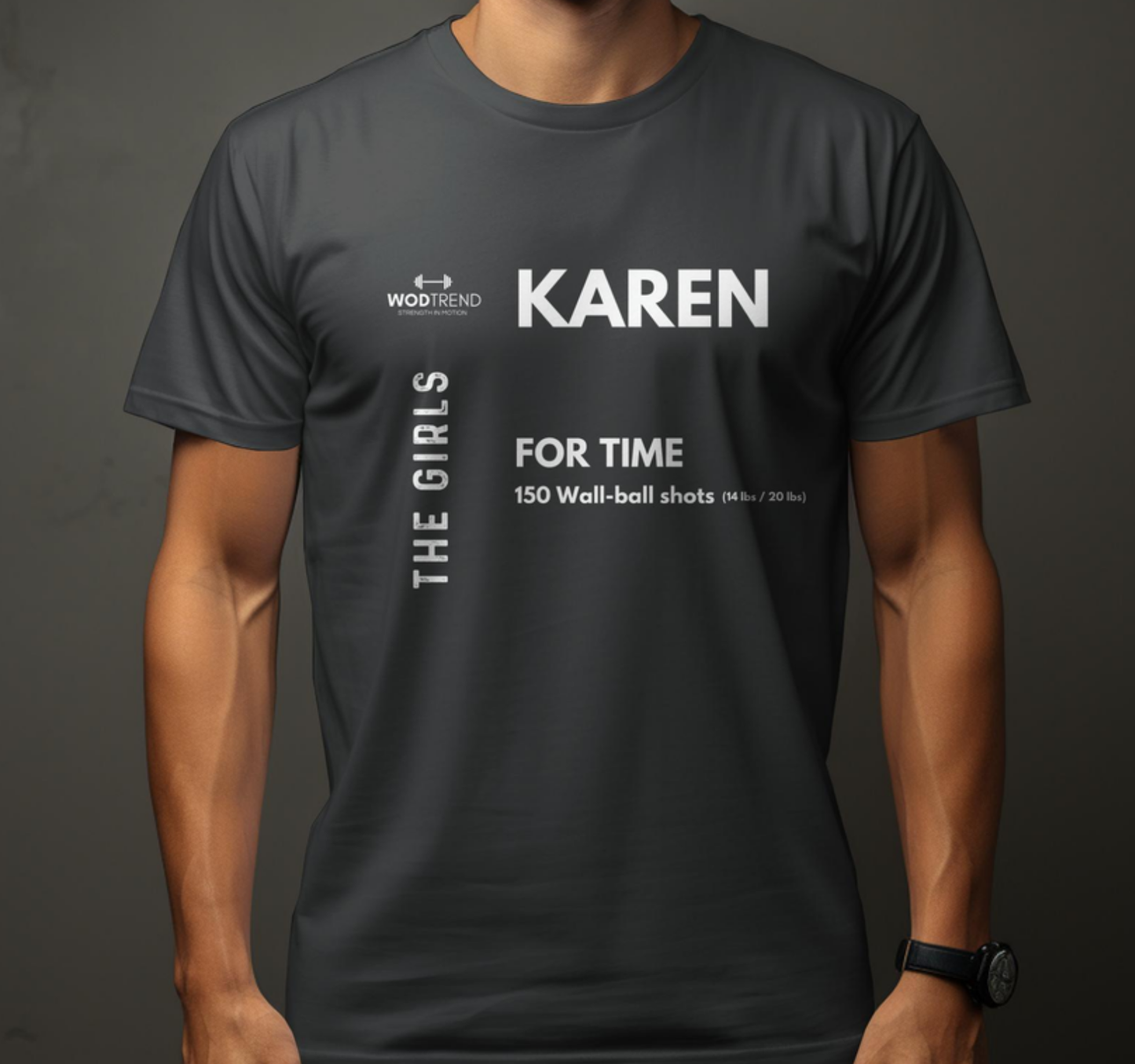 T-shirt Unissexo CrossFit "Karen" Workout - The Girls Series