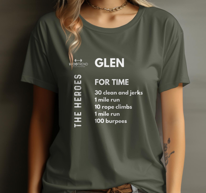 T-shirt unisexe d'entraînement CrossFit « Glen » - Série Heroes