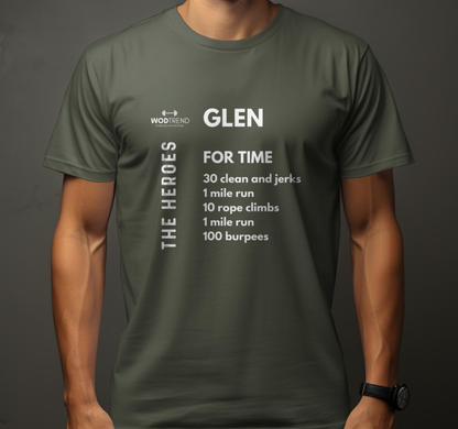 T-shirt unisexe d'entraînement CrossFit « Glen » - Série Heroes