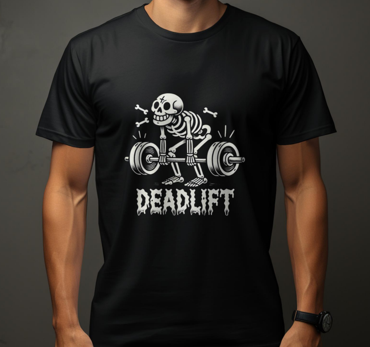 Deadlift Skull Unisex Tee - Fun Series